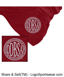 Embroidered DDBSA seal Port Authority Mountain Lodge Blanket Design Zoom